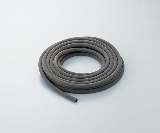 6-590-10 排気用（真空用）ゴム管（布巻きフイニッシュ加工） 天然ゴム 9×21