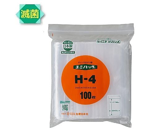 ユニパック 170×240mm（γ線滅菌済）100枚入