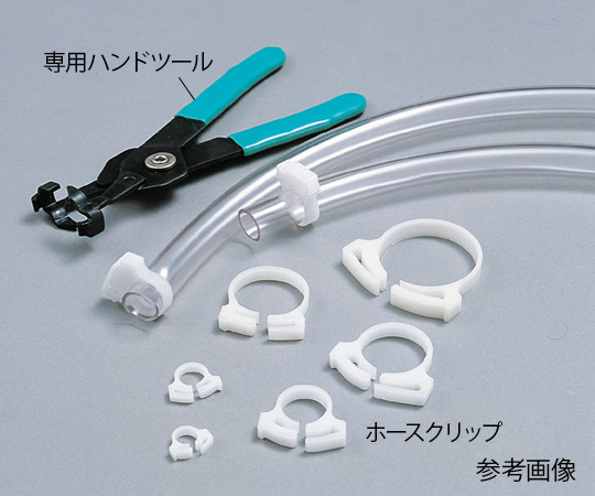 6-654-04スナッパーホースクリップ（デルリン（R）製）φ13.0－15.3ｍｍＳＮＰ-８【1袋(100個入)】(as1-6-654-04)