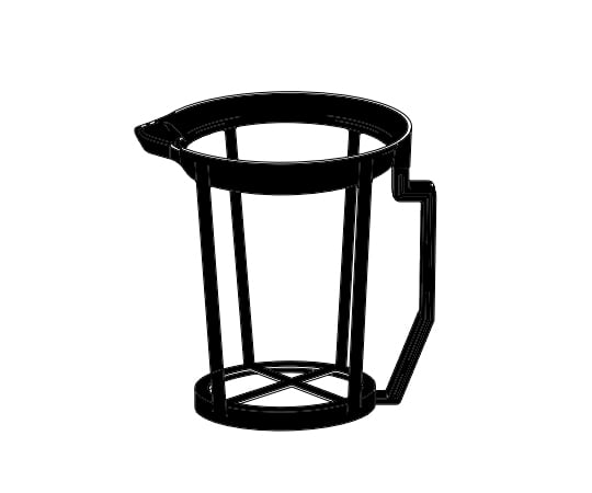 6-6607-09ディスポ手付ビーカー４Ｌ用ホルダー１０入【1箱(10個入)】(as1-6-6607-09)