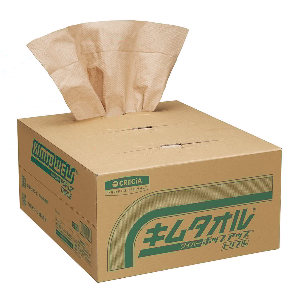 クレシア6-6685-02キムタオルポップアップトリプル６１４１０３００枚×２箱【1箱(300枚×2箱入)】(as1-6-6685-02)