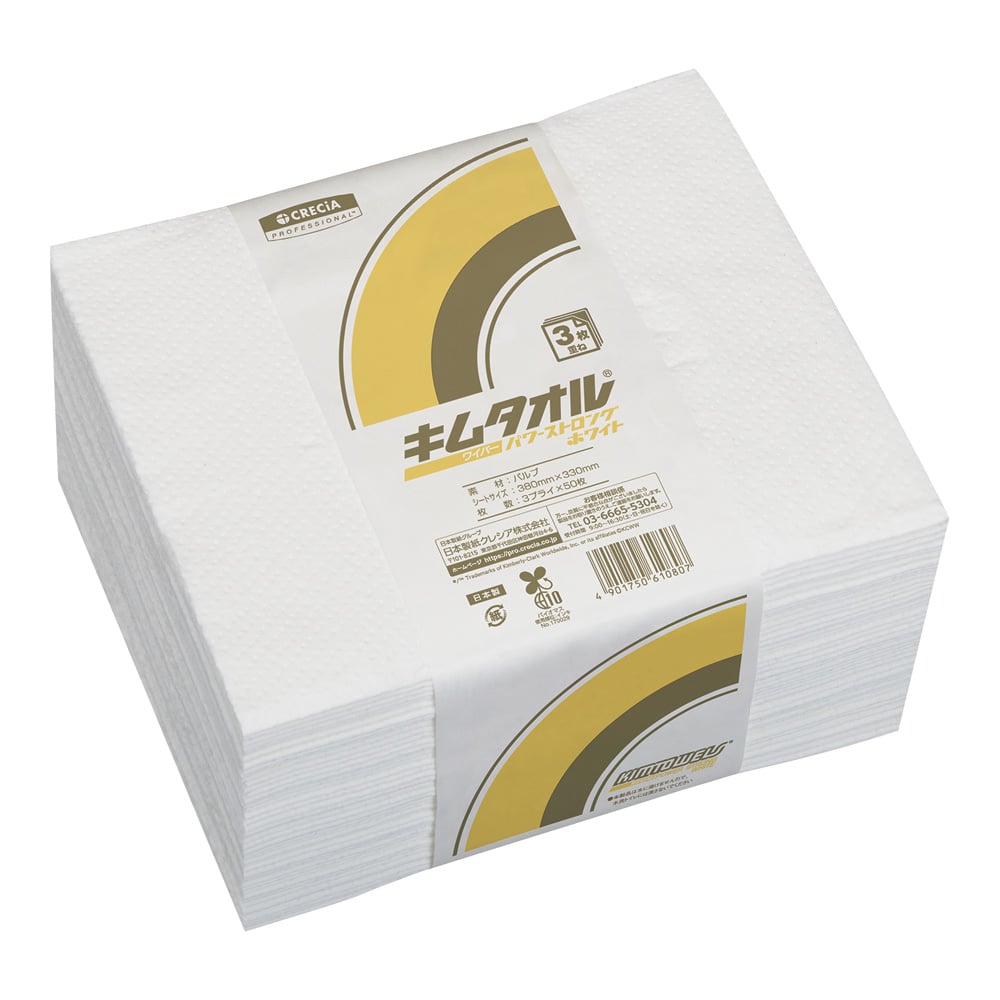 即日発送】 日本製紙クレシア キムタオル ホワイト ポップアップ 1ケース 300枚×4BOX 61401 返品種別B 