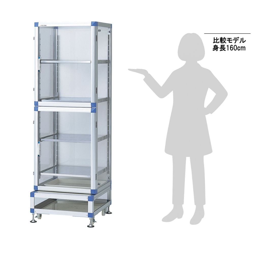 6-6959-01 デシケーター（耐荷重型） 574×520（600）×1765mm HD-S