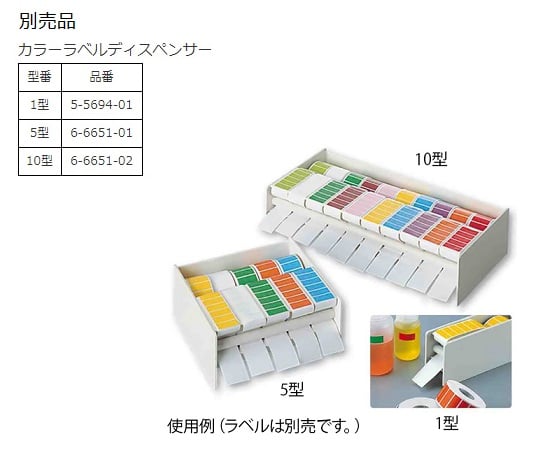 カラーラベル　CL-1　白　1000枚入　CL-1（各色）