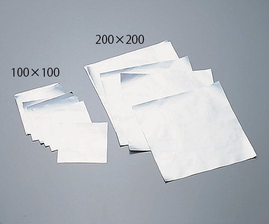 6-714-01アルミシート100×100mm500入【1箱(500枚入)】(as1-6-714-01)