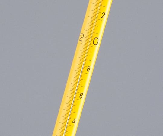 6-7702-01 標準温度計（棒状） No.0 -50～0℃ 成績書付