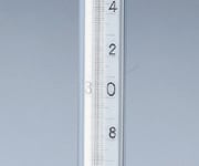 6-7703-01 標準温度計（二重管） No.0 -50～0℃ 成績書付