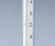 6-7703-02-20 標準温度計（二重管） No.1 0～50℃ 校正証明書付 【AXEL