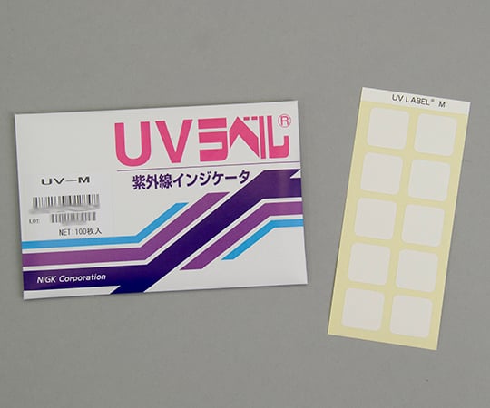 日油技研工業6-7789-01ＵＶラベル（不可逆性）ＵＶ－Ｍ１００枚【1箱(100枚入)】(as1-6-7789-01)