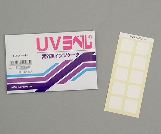 日油技研工業6-7789-02ＵＶラベル（不可逆性）ＵＶ－Ｈ１００枚【1箱(100枚入)】(as1-6-7789-02)