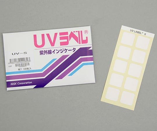 日油技研工業6-7789-03ＵＶラベル（不可逆性）ＵＶ－Ｓ１００枚【1箱(100枚入)】(as1-6-7789-03)