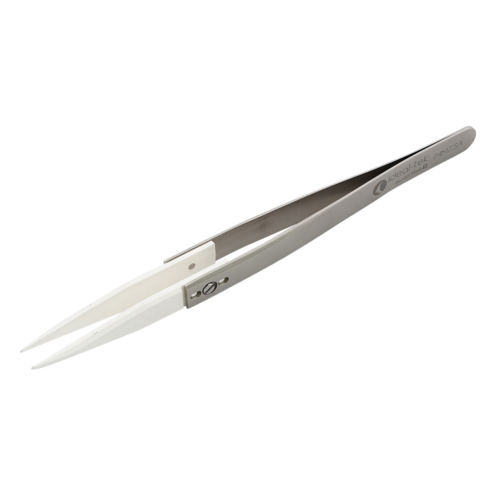 6-7909-15-77 セラミックチップピンセット SCC洗浄品 140mm 2AMZ