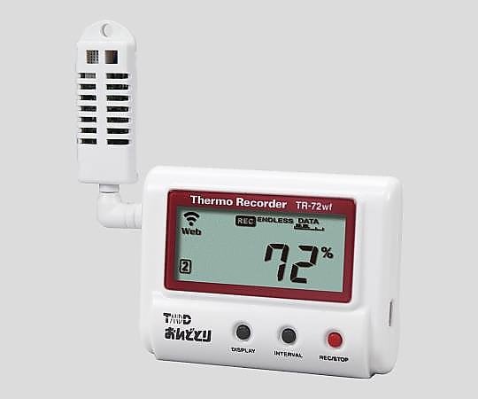ティアンドデイ6-8030-21-70　温湿度記録計　レンタル5日（校正証明書付） TR-72wf