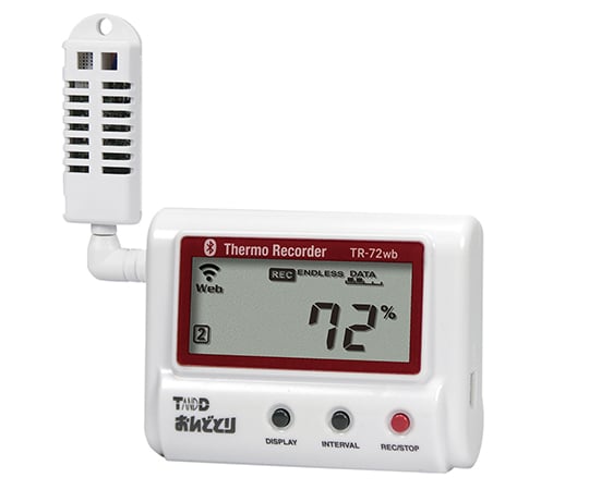 6-8030-31 温湿度記録計 おんどとり（無線LAN） TR-72wb