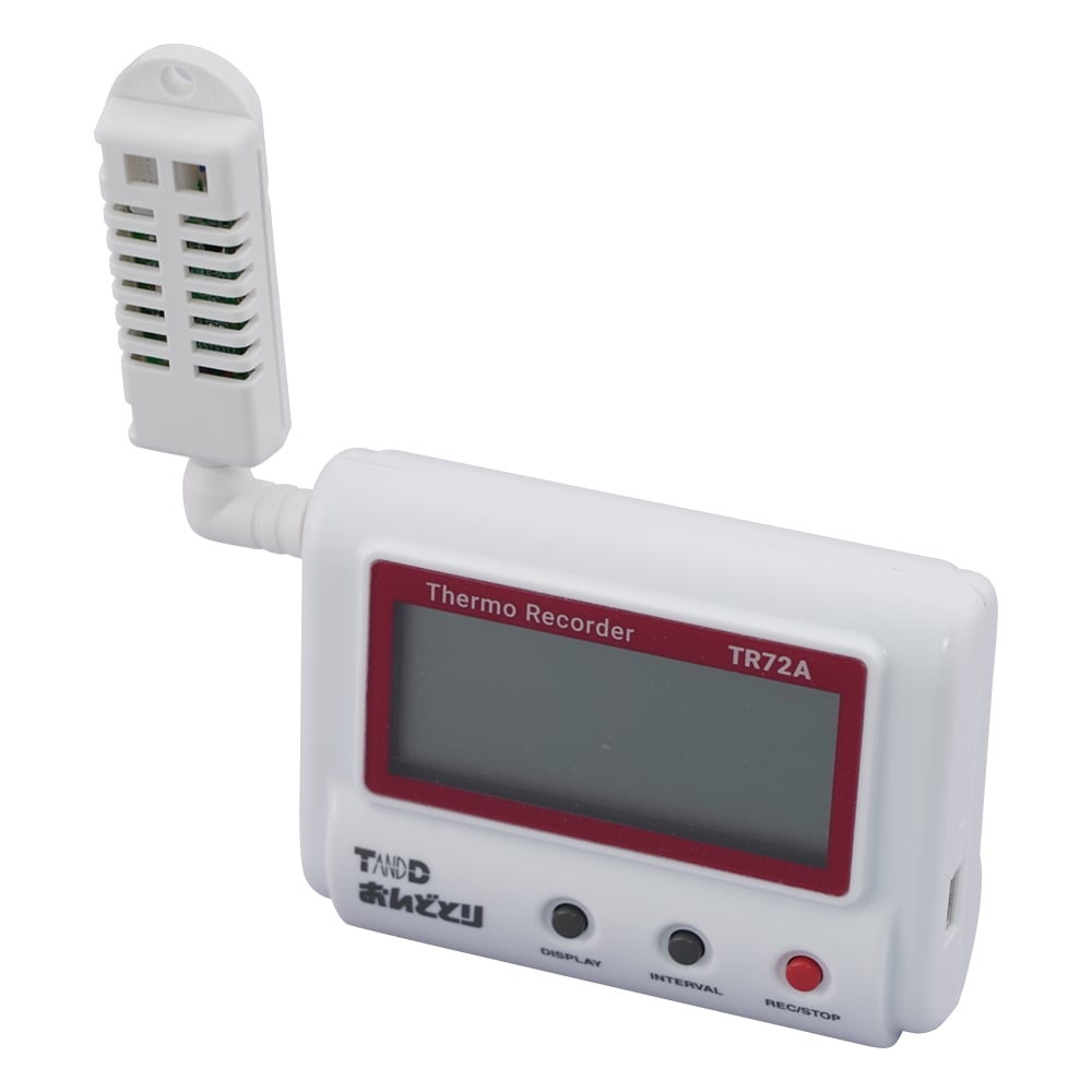 ｸﾗｳﾄﾞ対応 USB接続温度湿度ﾃﾞｰﾀﾛｶﾞｰ TR72A