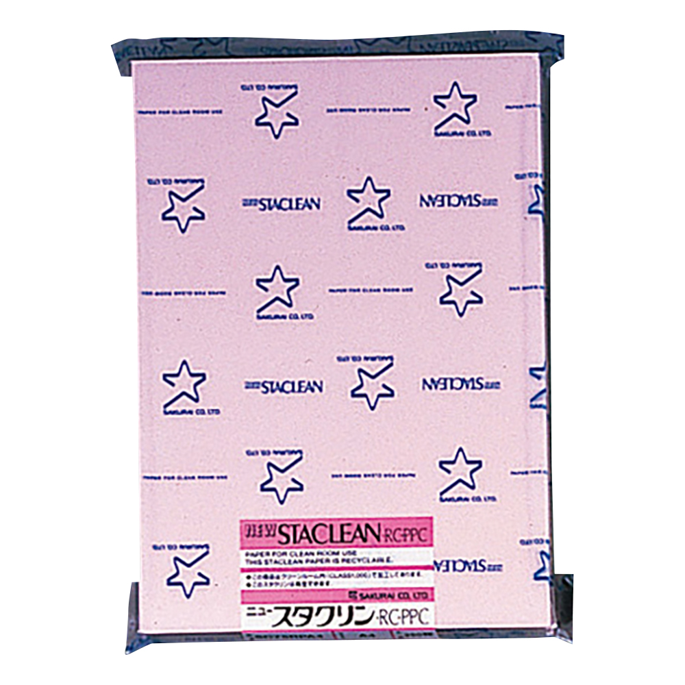 6-8240-32 無塵紙ニュースタクリンA4 ピンク 1袋（250枚入） SC75RPA4 【AXEL】 アズワン