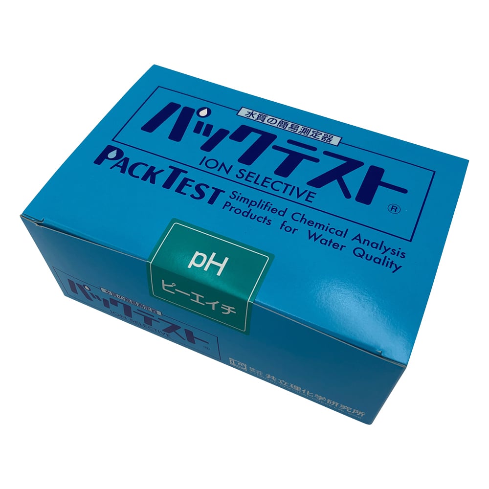 6-8675-01 パックテスト® （簡易水質検査器具） pH 1箱（5本×10袋入） WAK-pH 【AXEL】 アズワン