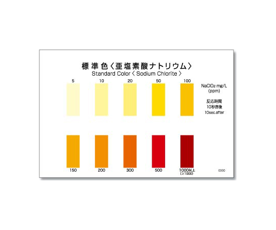 パックテスト® （簡易水質検査器具） 亜塩素酸ナトリウム 1箱（5本×8袋入）　WAK-NaClO2