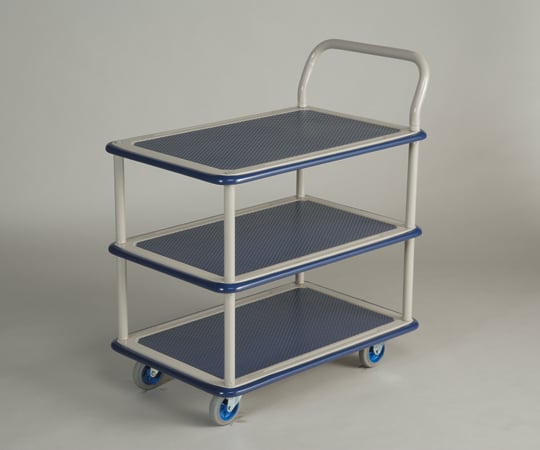 金沢車輌6-9093-15スチール製台車NHT-105(フットブレーキ)【1台】(as1-6-9093-15)