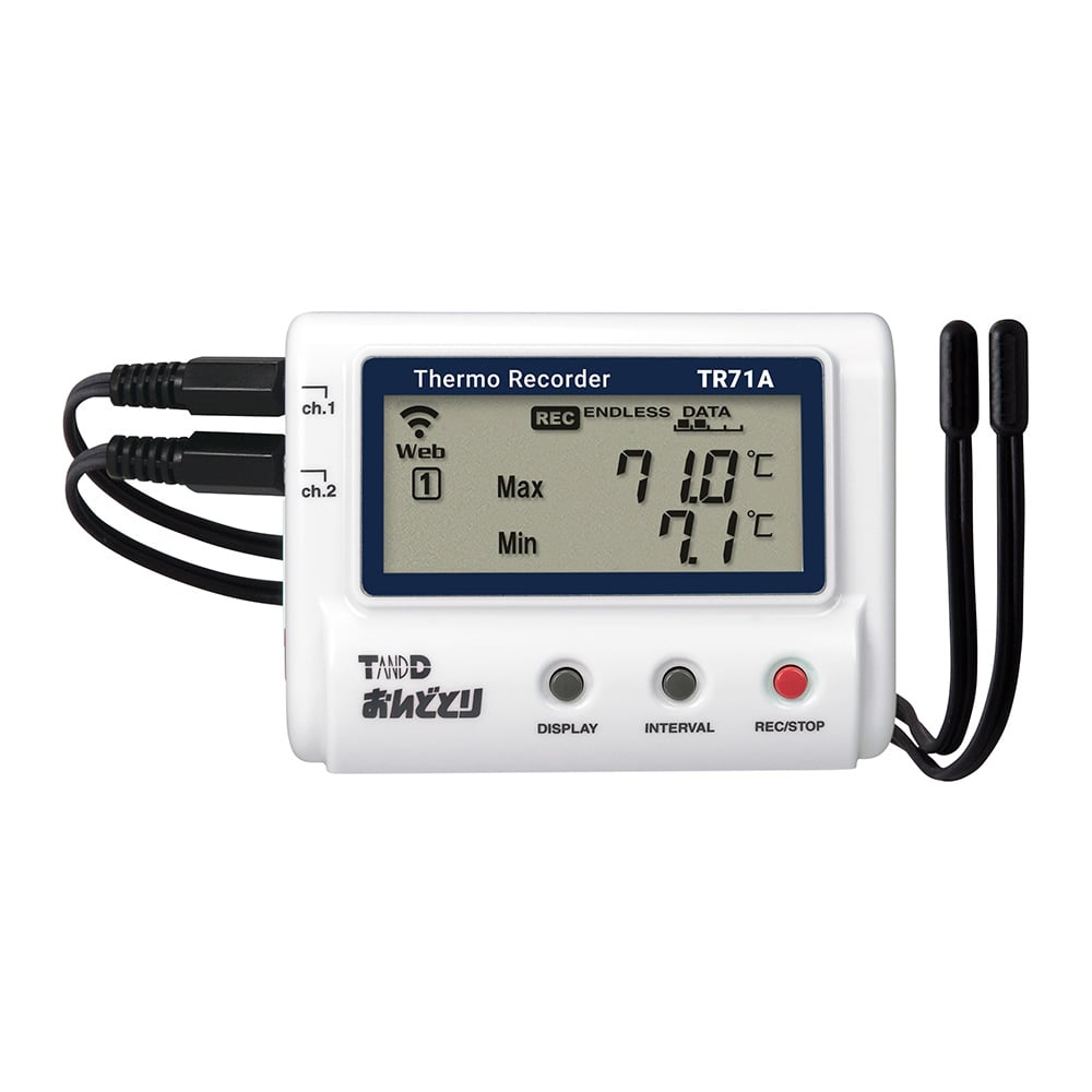 温度記録計 おんどとり（無線LAN） 校正証明書付　TR71A