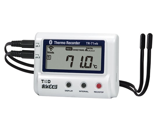 6-9183-31-22 温度記録計 おんどとり（無線LAN） 試験成績書付き TR-71wb
