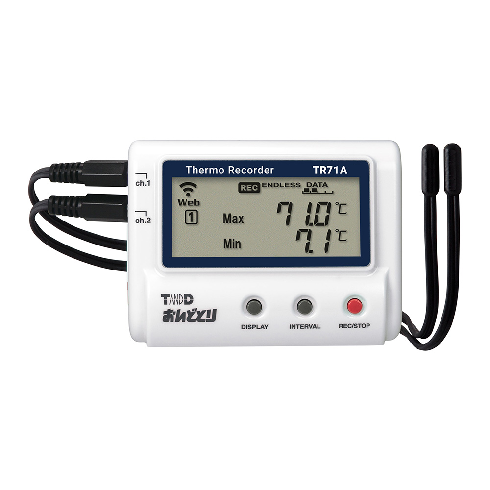 温度記録計 おんどとり（無線LAN） 特急校正証明書付 TR71A