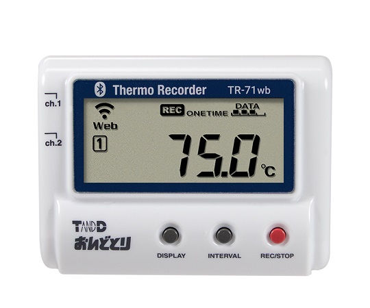 温度計 6-9183-31-88 温度記録計 TR71wb/TR71A2 レンタル 【AXEL】 アズワン