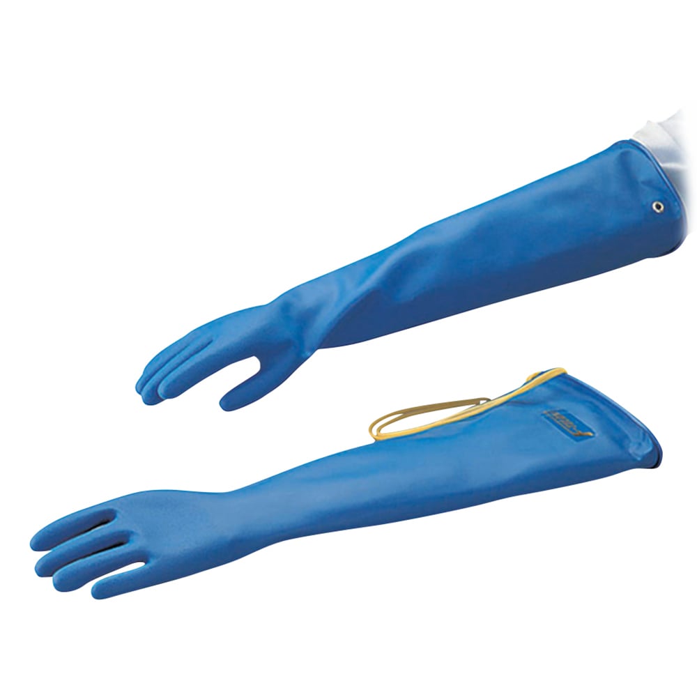 F-TELON Gloves (Strong Acid (Hydrofluoric Acid, Aqua Regia, etc.) Resistant Gloves) For Men Long A-22L 1 Pair 