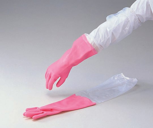 ショーワグローブ6-937-02ビニローブ(腕カバー付厚手)No.140600mmM1双入【1双】(as1-6-937-02)