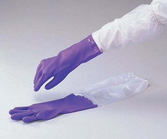 ショーワグローブ6-937-04ビニローブ(腕カバー付厚手)No.140650mmL1双入【1双】(as1-6-937-04)