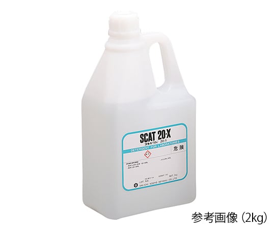 【危険物】6-9603-01液体洗浄剤スキャット(R)アルカリ性20X2kg【1個】(as1-6-9603-01)