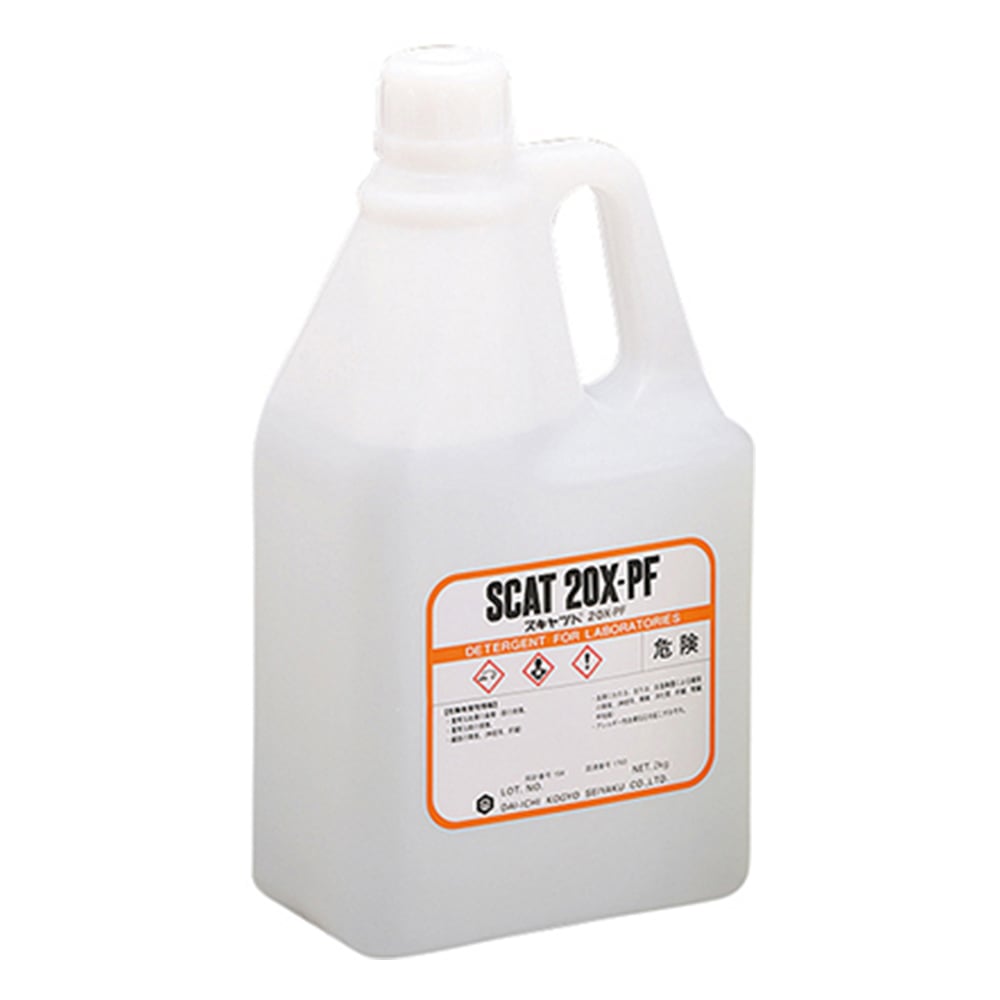 液体洗浄剤 スキャット（R） アルカリ性・無リン 2kg 20X-PF