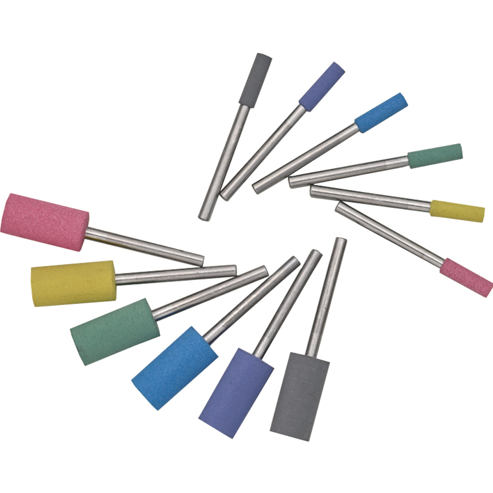 60-0425-84 精密セラミックポイント 円筒 6×16×3mm #220 1箱(10