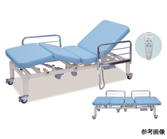 60-1086-77 とうせきベッド 幅65×長さ190×50 メディブルー TB-1700