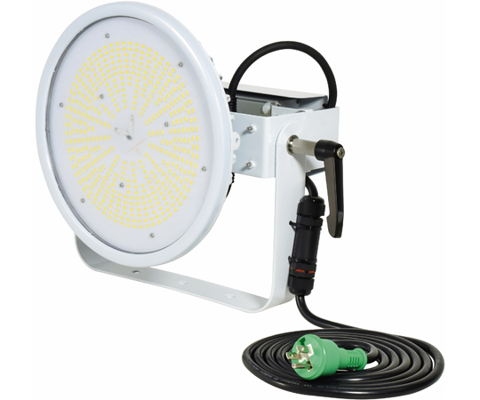 ΦΦNICHIDO ハイスペックハイディスク150W 電源装置一体型 昼白色 アーム式投光器型 ワイド L150V2-D-HW-50K-N 日動工業株式会社｜ハイスペックハイディスク150W 吊下げ型