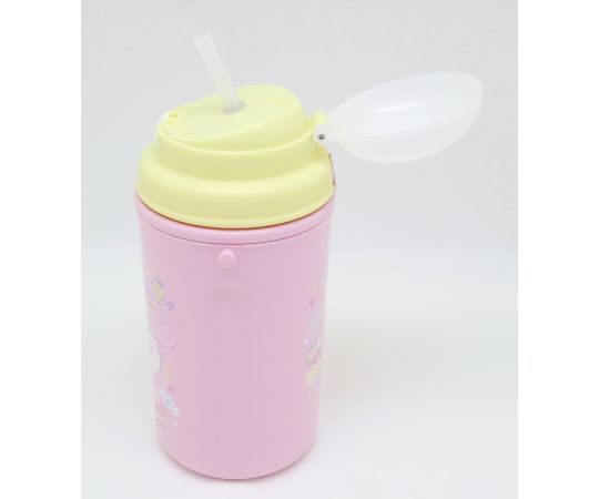 60-1143-85 水筒 450ml ストロー付き水筒 保冷タイプ すみっコ