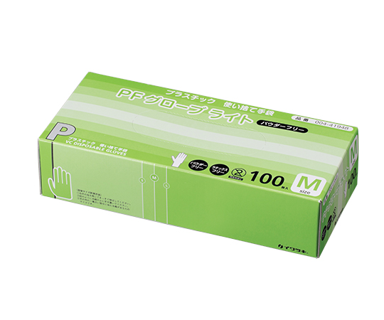 60-1203-76 PFグローブ ライト パウダーフリー M 1ケース（100枚×20箱