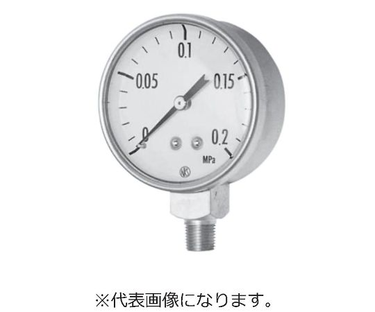 60-1331-72 小形圧力計（GK68-161X0.4MPA） DATR1/8-40X0.4MPA 【AXEL