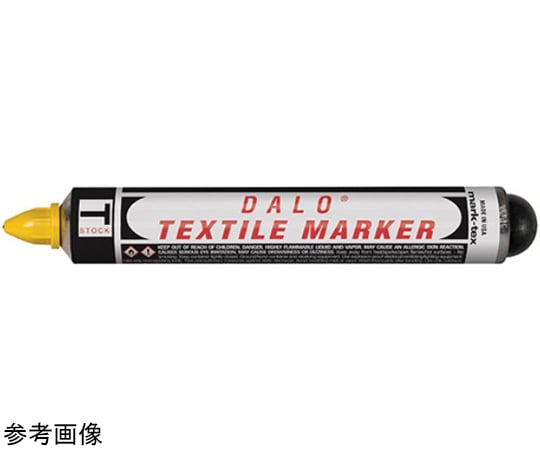 マグナムマーカー　イエロー　ラスト10個 60-1727-42 Dalo® Textile Marker ダロテキスタイルマーカー 黄