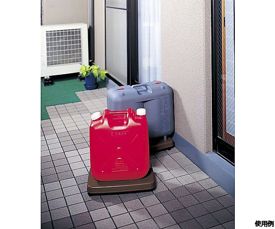 60-2366-93 平台車 M キャスター付き 家庭用 ダークブラウン 【AXEL