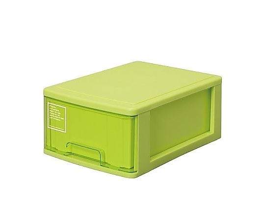 60-2367-30 レターケース A4 幅26×奥行35×高さ15cm 深型 1段 グリーン