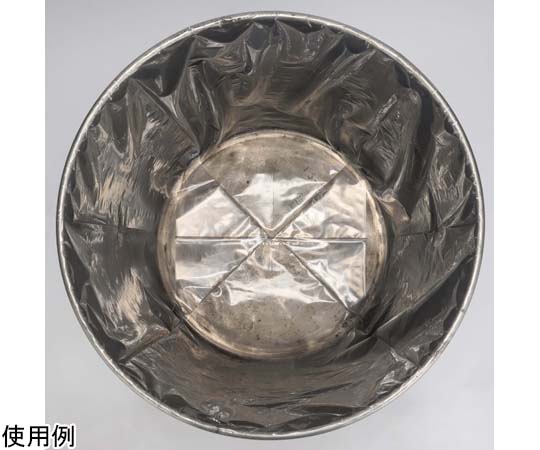 60-2386-94 自動角底内袋 ドラム缶用 200L 無添加タイプ 1箱(5枚×10組
