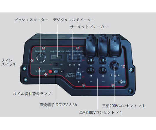 60-2387-86 ELSONA 可搬型小型発電機 T-7500 【AXEL】 アズワン 60-2387-86 ELSONA 可搬型小型発電機 T-7500 【AXEL】 アズワン