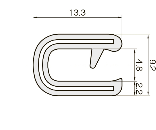 岩田製作所 トリムシール (一体成型) 耐油TPE 34M TSGB640A-L34 岩田製作所 トリムシール 一体成型 耐油TPE 6.4mm用 34M TSFB640C-L34