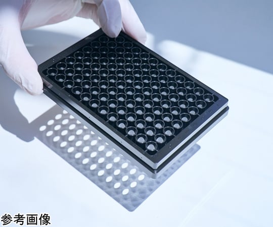 60-2870-63 【独自の素材をプレート底面に貼れる】底なしマイクロ