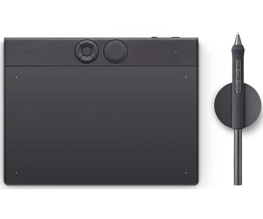 60-2886-25 ペンタブレット Intuos Pro medium PTK670K0C 【AXEL