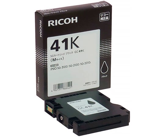 60-2896-15 RICOH GC41K インク ブラック 515807 【AXEL】 アズワン