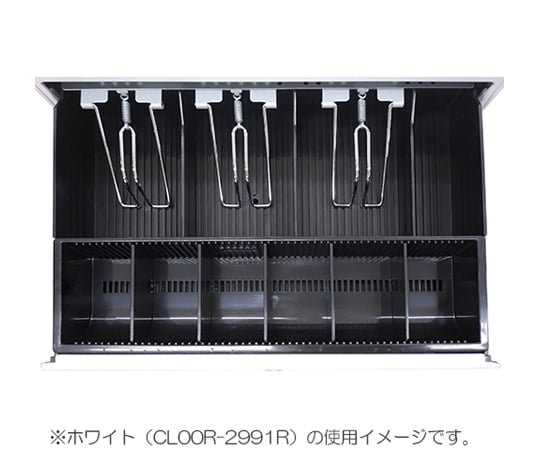 60-2897-09 キャッシュドロアJETMetalDraw ホワイト CL00R-2991R