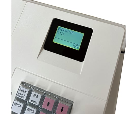 60-2897-12 レジスター JET-400Z ホワイト CL00R-5000R 【AXEL】 アズワン