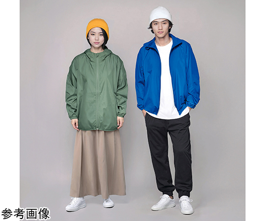 60-2923-74 リサイクルタフタフーデッドジャケット オリーブ XXL